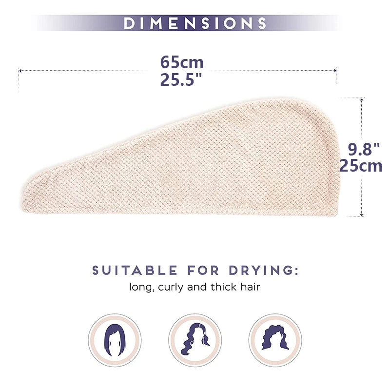 SilkyDry Button Hair Wrap