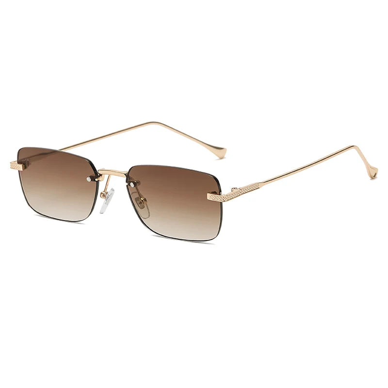 Rimless Retro Punk Sunglasses