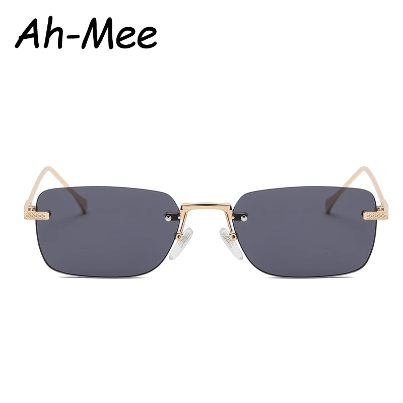 Rimless Retro Punk Sunglasses