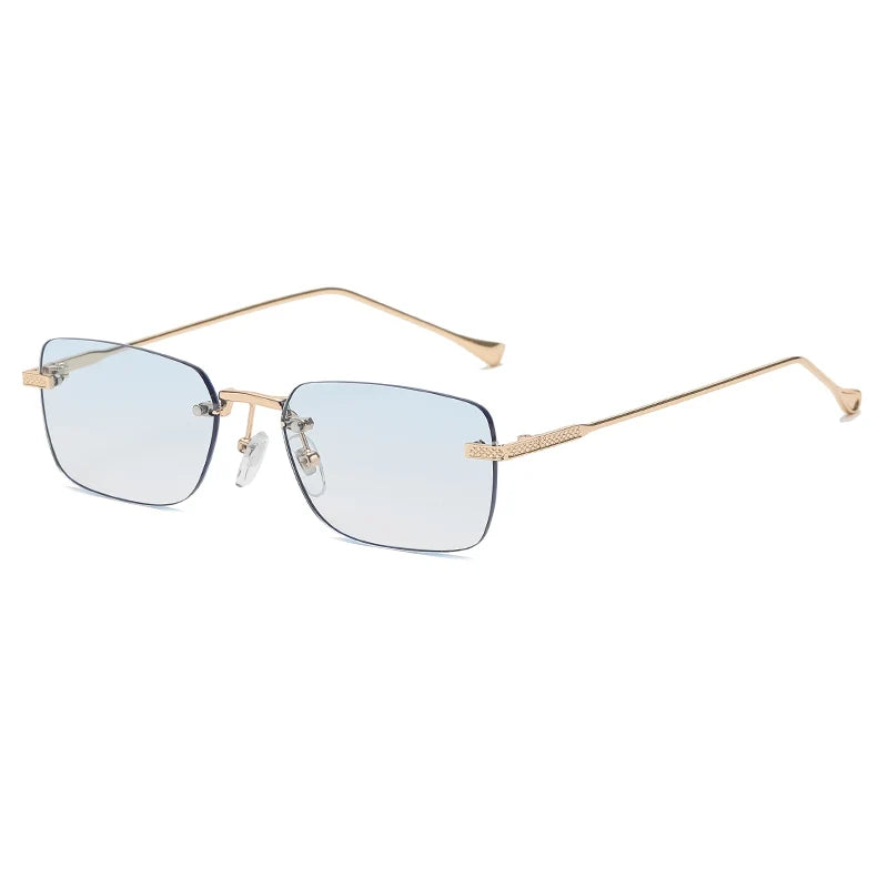 Rimless Retro Punk Sunglasses