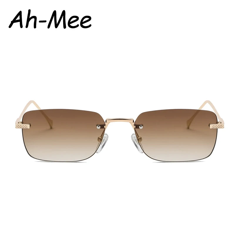 Rimless Retro Punk Sunglasses
