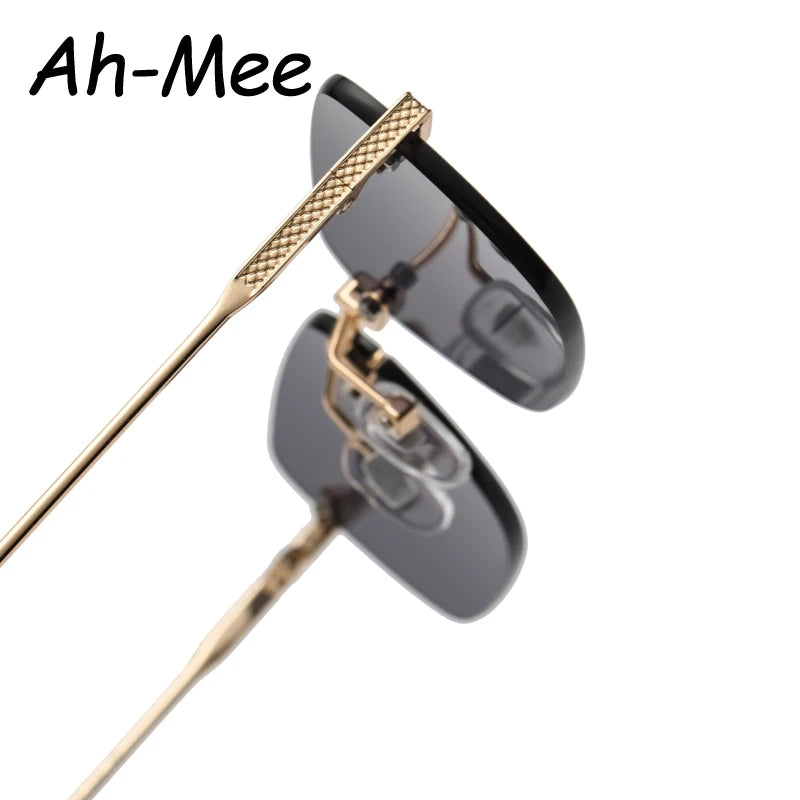 Rimless Retro Punk Sunglasses