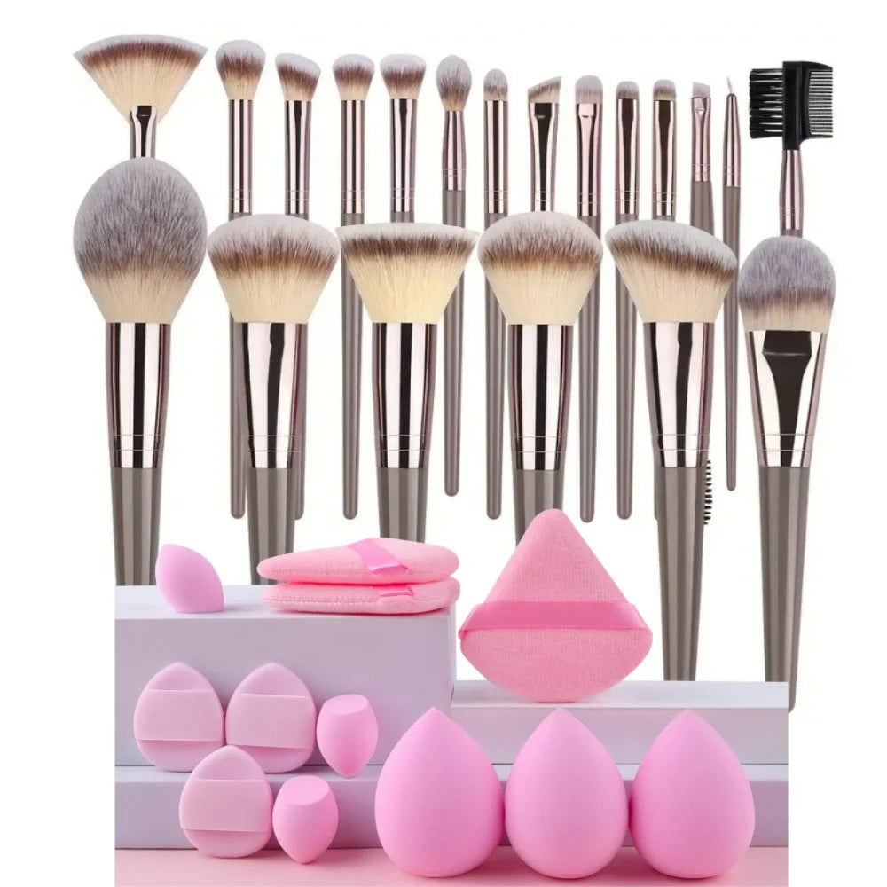 LuxeBlend Pro Makeup Brush Set