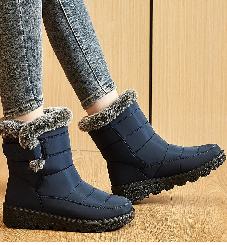 2. 	SnowLuxe Ankle Boots 2025