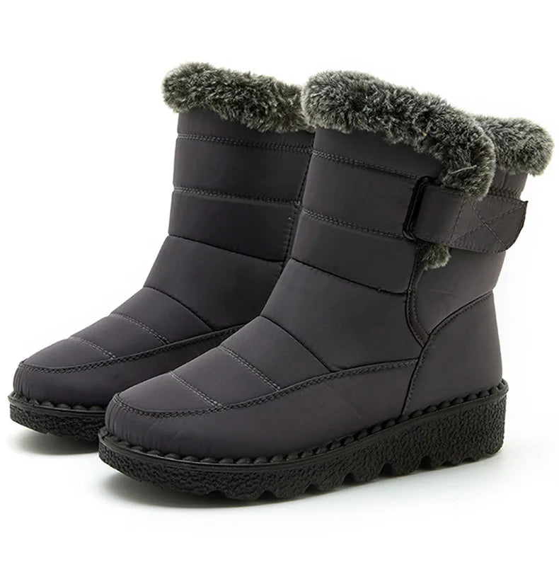 2. 	SnowLuxe Ankle Boots 2025