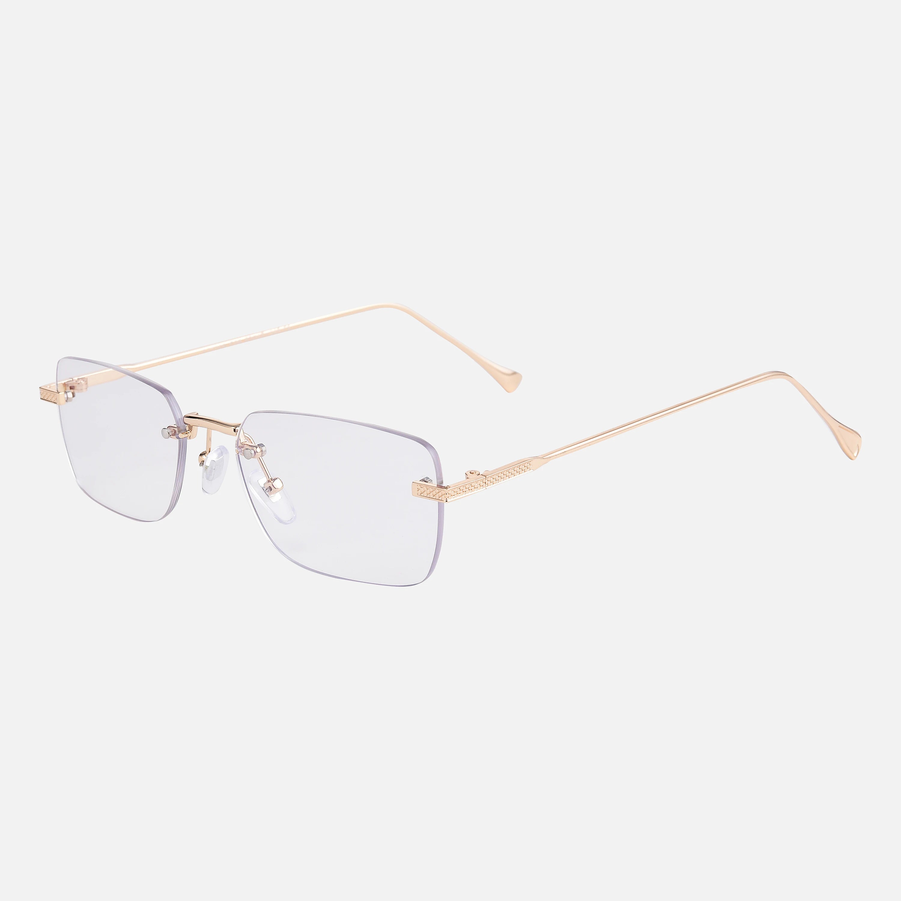 Rimless Retro Punk Sunglasses