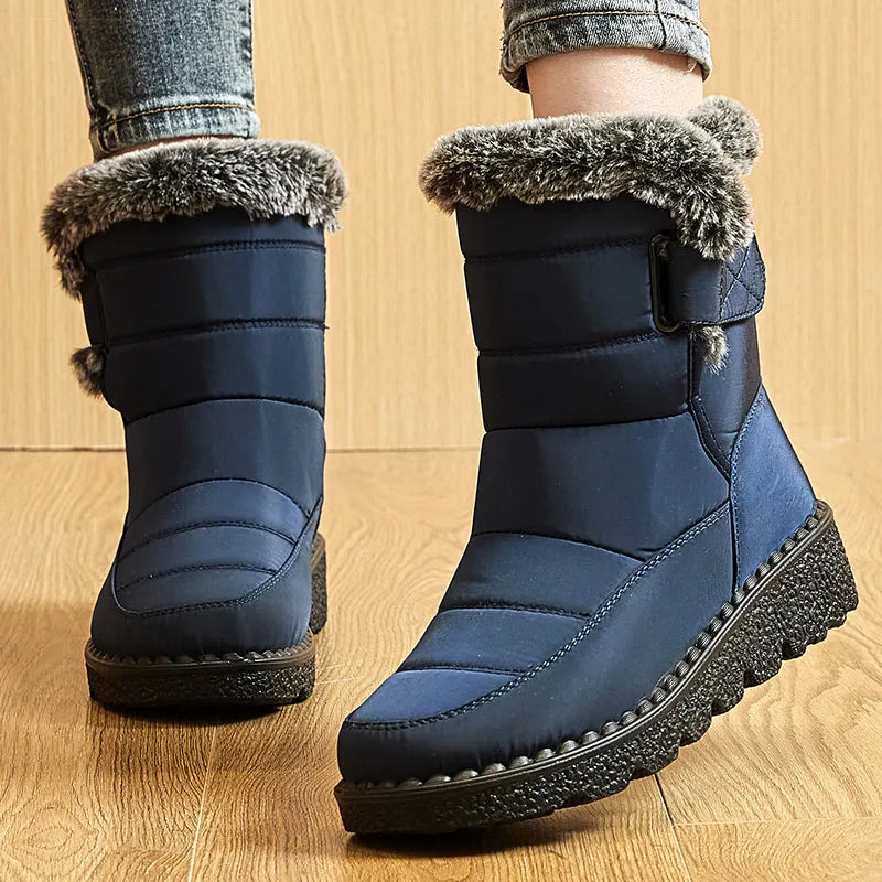 2. 	SnowLuxe Ankle Boots 2025