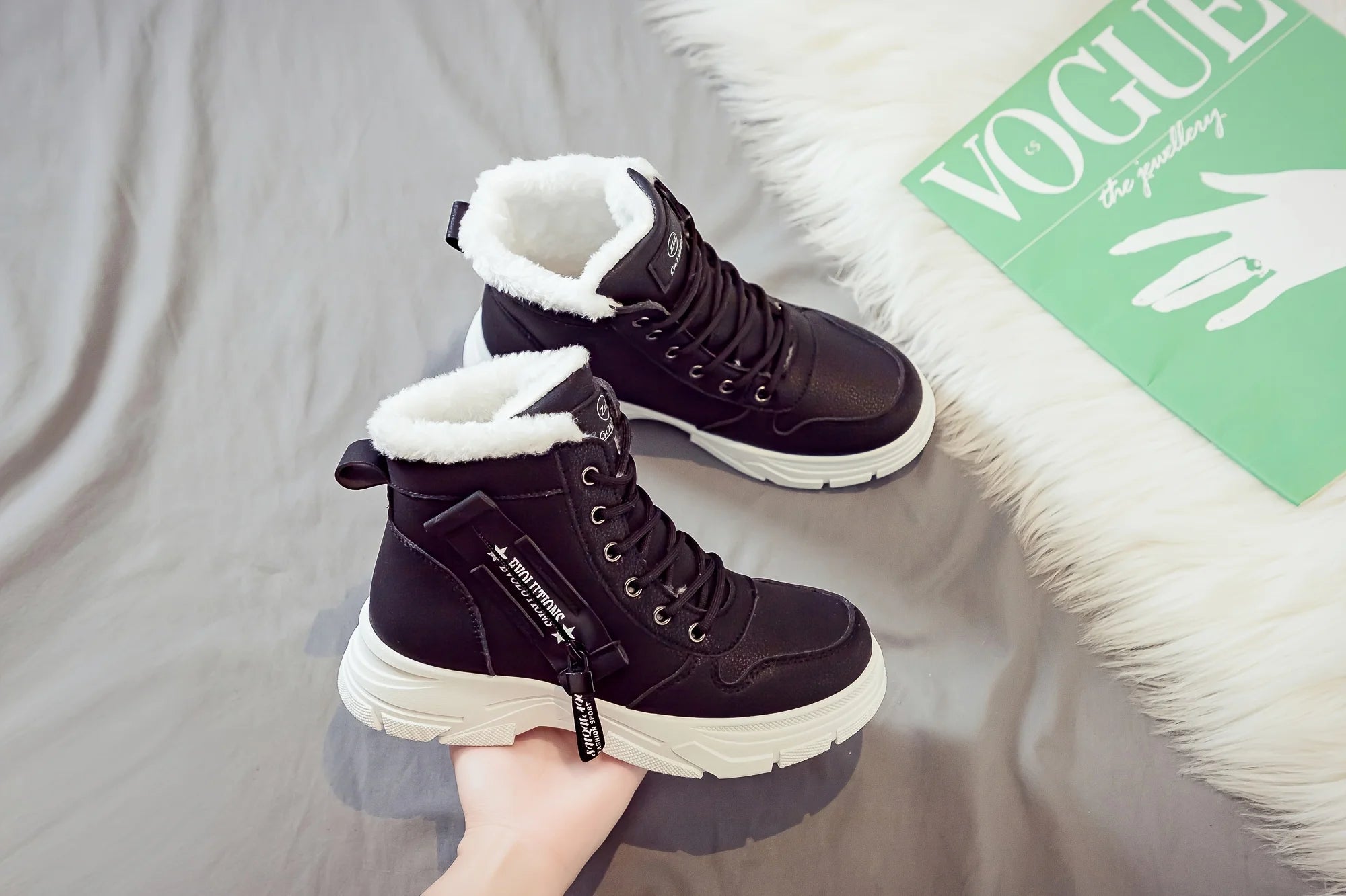 3. 	VelvetWarm Short Boot