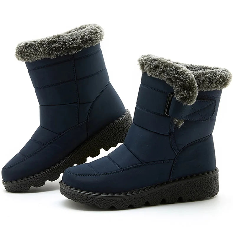 2. 	SnowLuxe Ankle Boots 2025