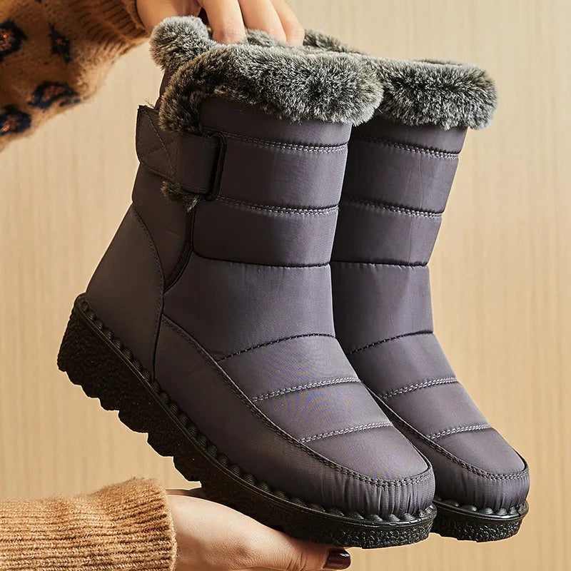 2. 	SnowLuxe Ankle Boots 2025