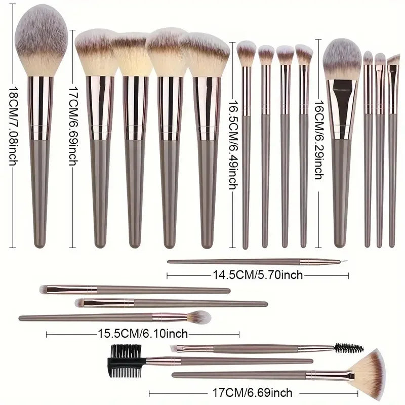 LuxeBlend Pro Makeup Brush Set