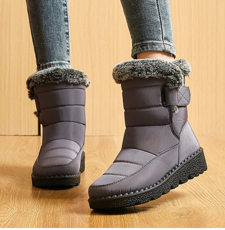 2. 	SnowLuxe Ankle Boots 2025