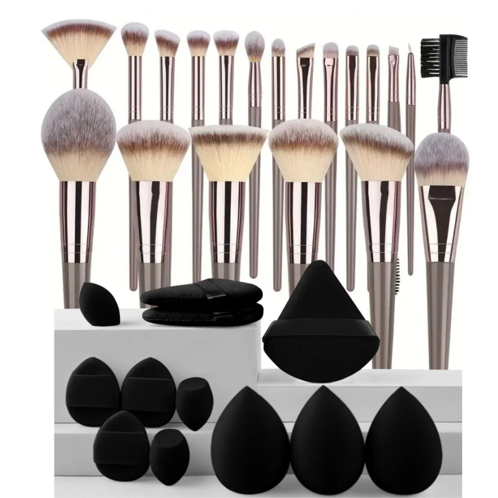 LuxeBlend Pro Makeup Brush Set