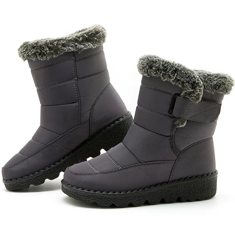 2. 	SnowLuxe Ankle Boots 2025