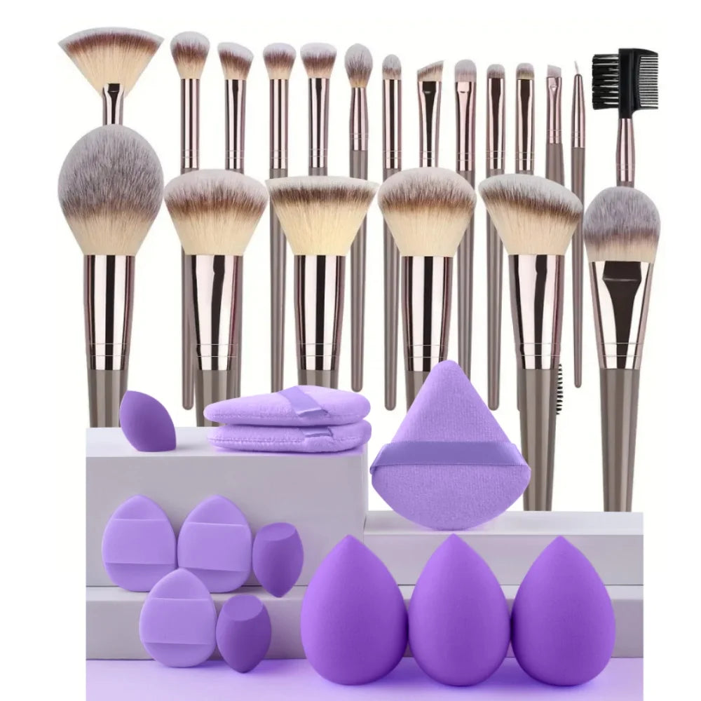 LuxeBlend Pro Makeup Brush Set