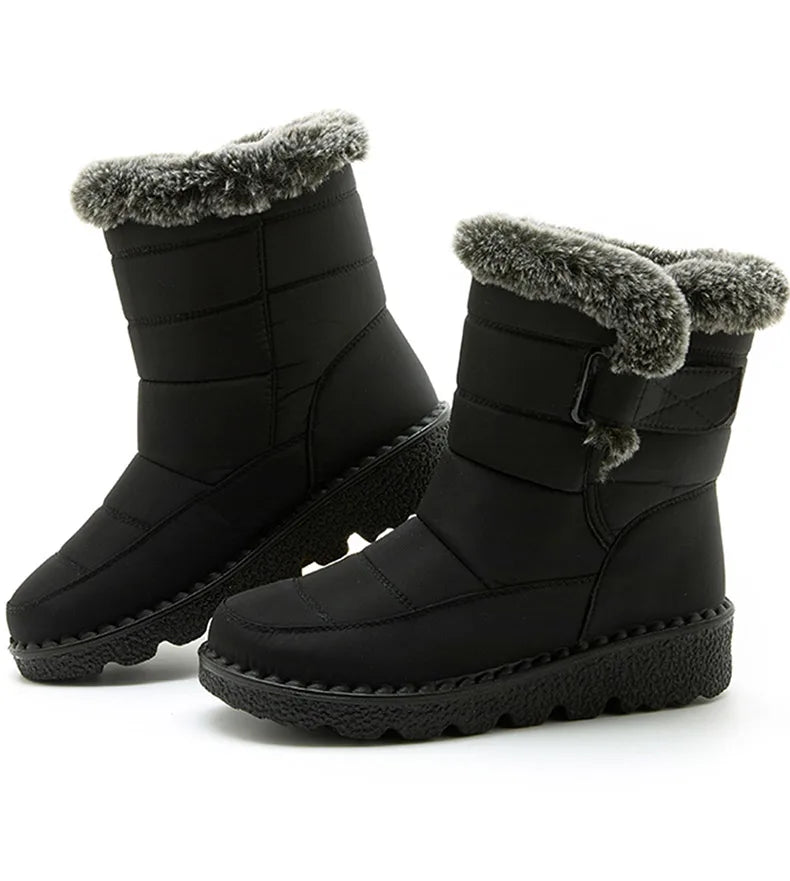 2. 	SnowLuxe Ankle Boots 2025