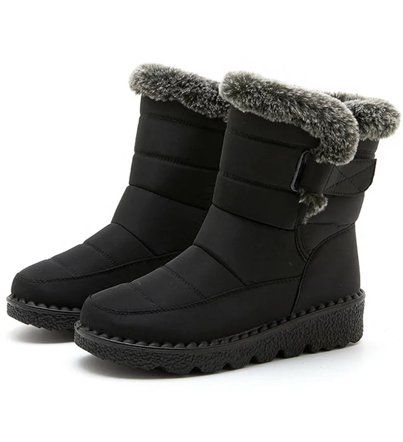 2. 	SnowLuxe Ankle Boots 2025