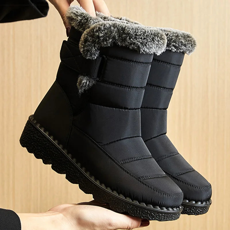 2. 	SnowLuxe Ankle Boots 2025