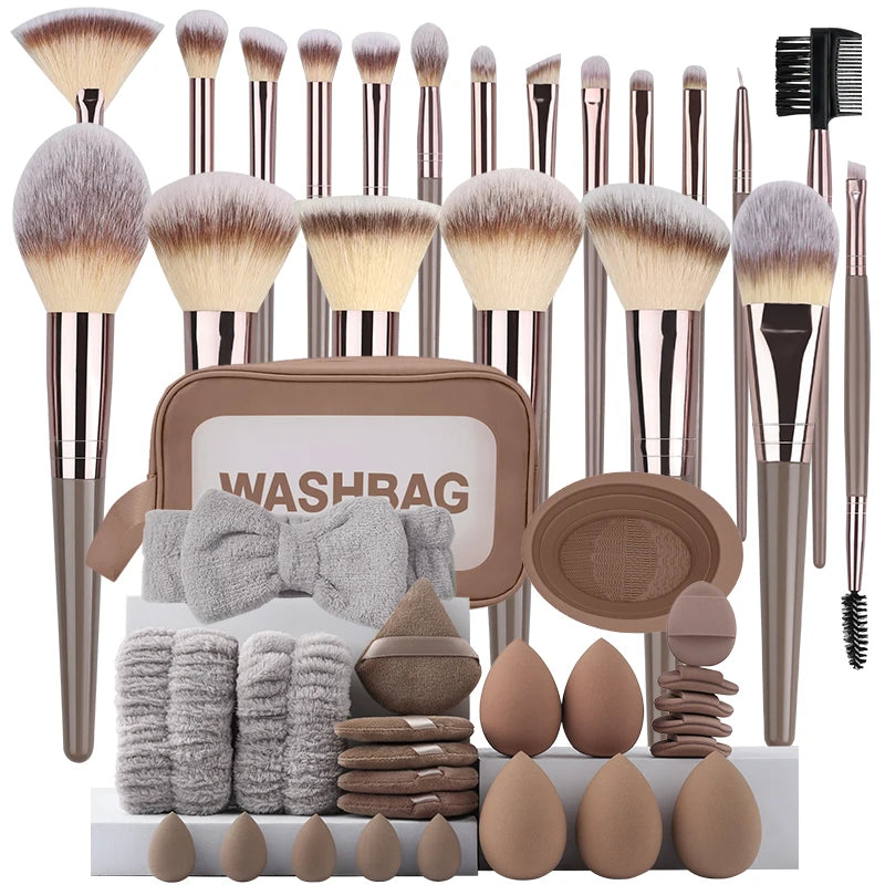 LuxeBlend Pro Makeup Brush Set