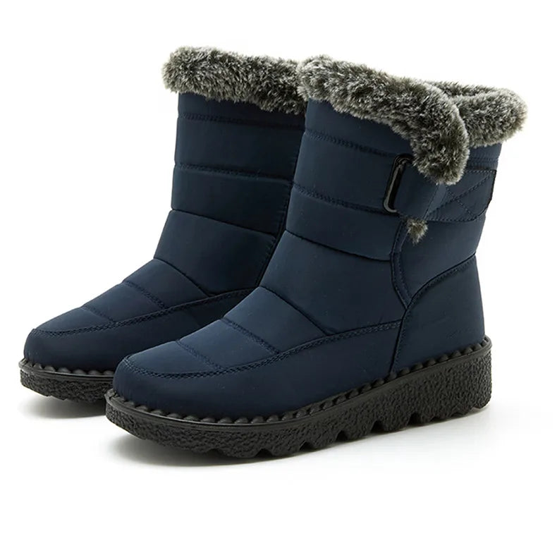 2. 	SnowLuxe Ankle Boots 2025