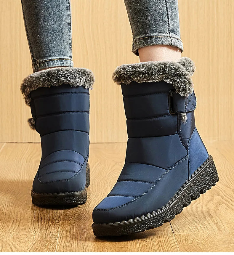 2. 	SnowLuxe Ankle Boots 2025