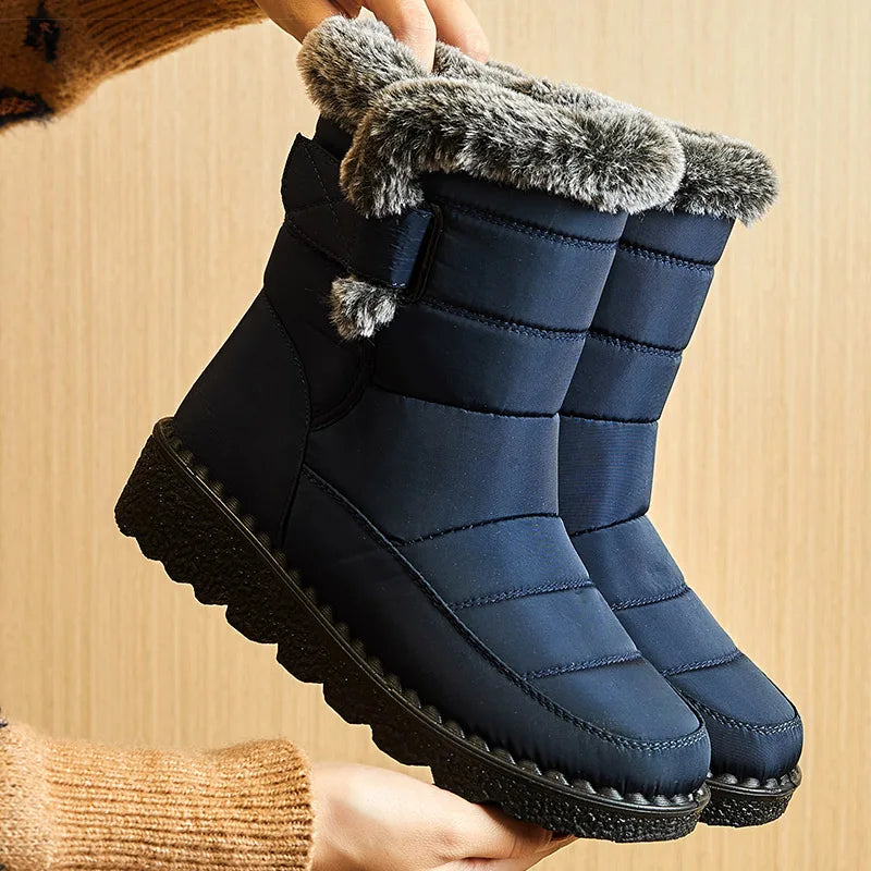 2. 	SnowLuxe Ankle Boots 2025