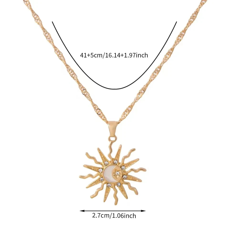 “Eternal Celeste Trilogy Necklac